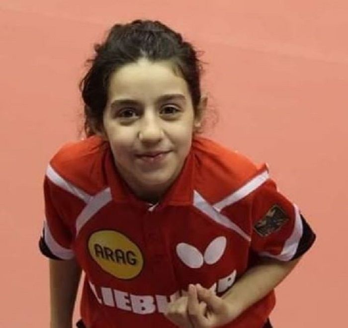 Hend Zaza, atlet tenis meja pertama asal Suriah yang berhasil berlaga di olimpiade