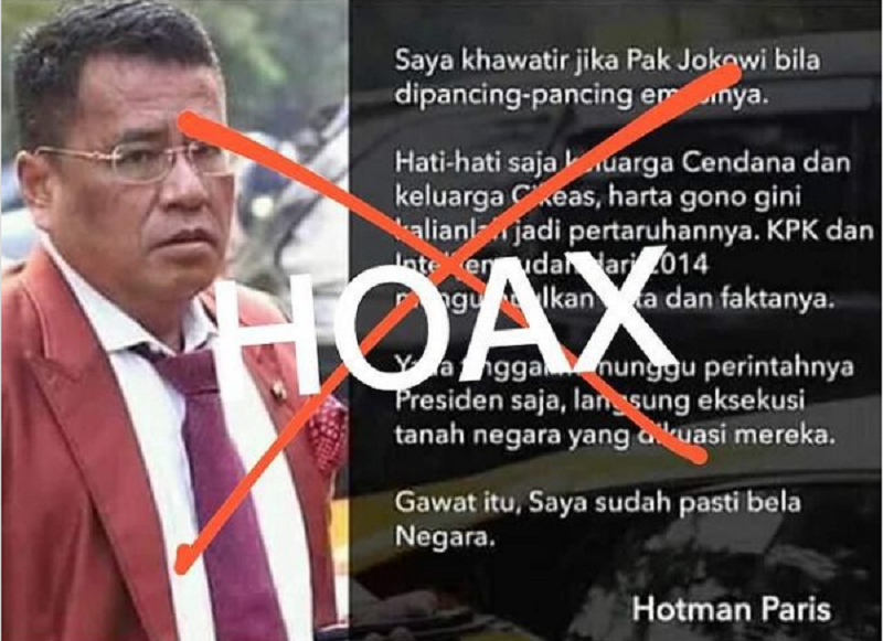 Hotman Paris Hutapea Murka, Dituduh Sebar Hoax tentang Presiden Jokowi, Ancam Tempuh Jalur Hukum
