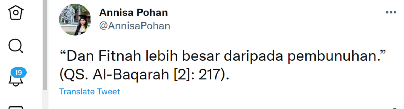 Annisa Pohan Heran Unggahannya Mengenai Fitnah Dihujat Netizen: Saya Hanya Membagikan Ayat Quran Walau 1 Ayat