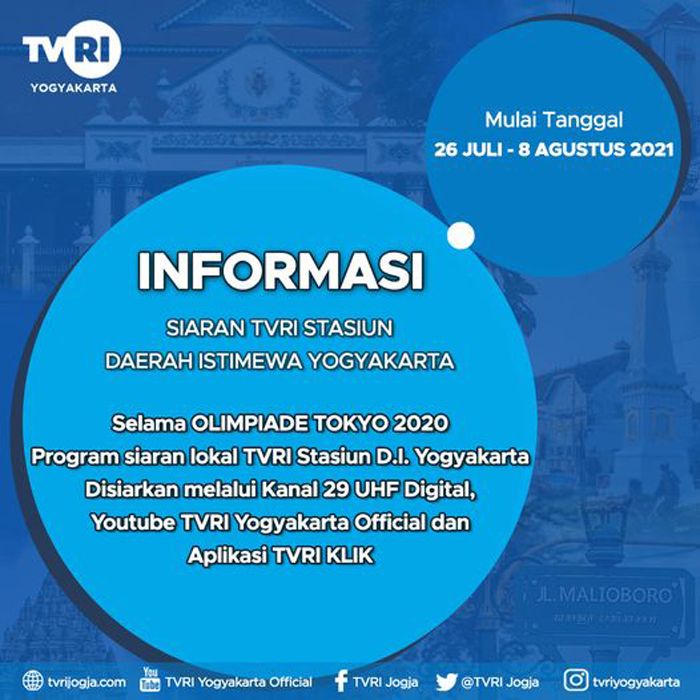 Pengumuman Perubahan Jadwal Siaran Lokal TVRI Yogyakarta