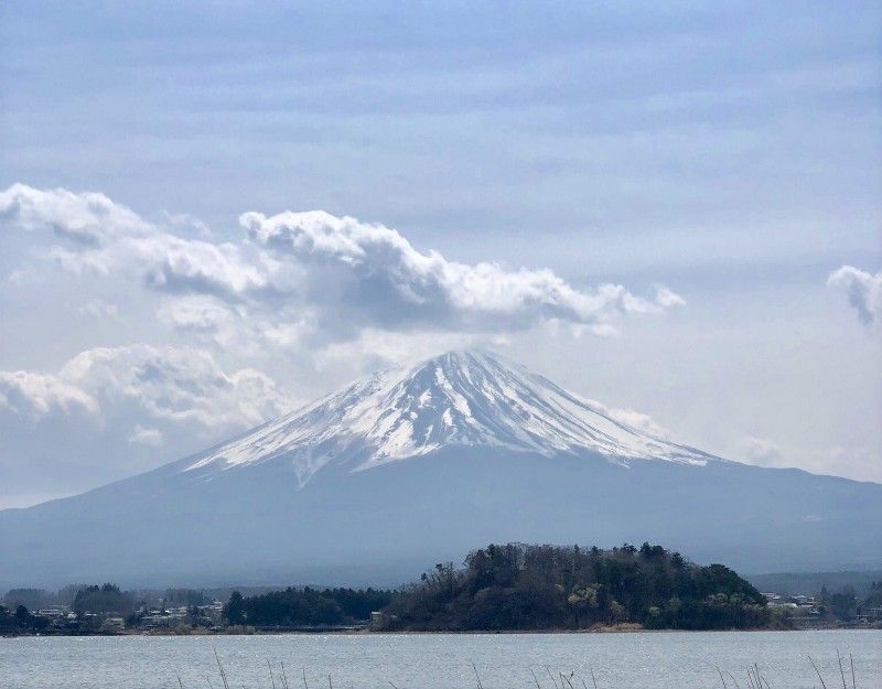 Gunung Fuji yang menjadi ikon Jepang tercatat pertama kali meletus pada 31 Juli 781./dok net/