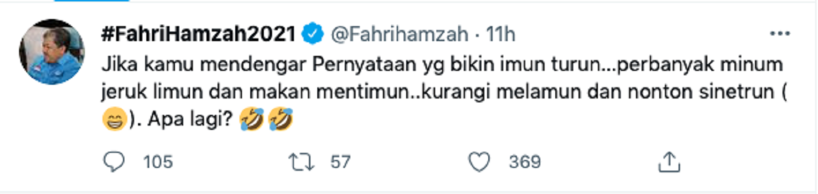 Fahri Hamzah menanggapi pernyataan Mahfud MD terkait Presiden Jokowi.