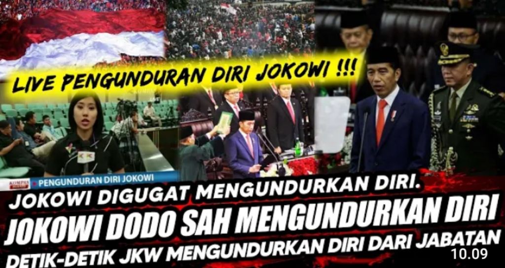 Jokowi sah mengundurkan diri