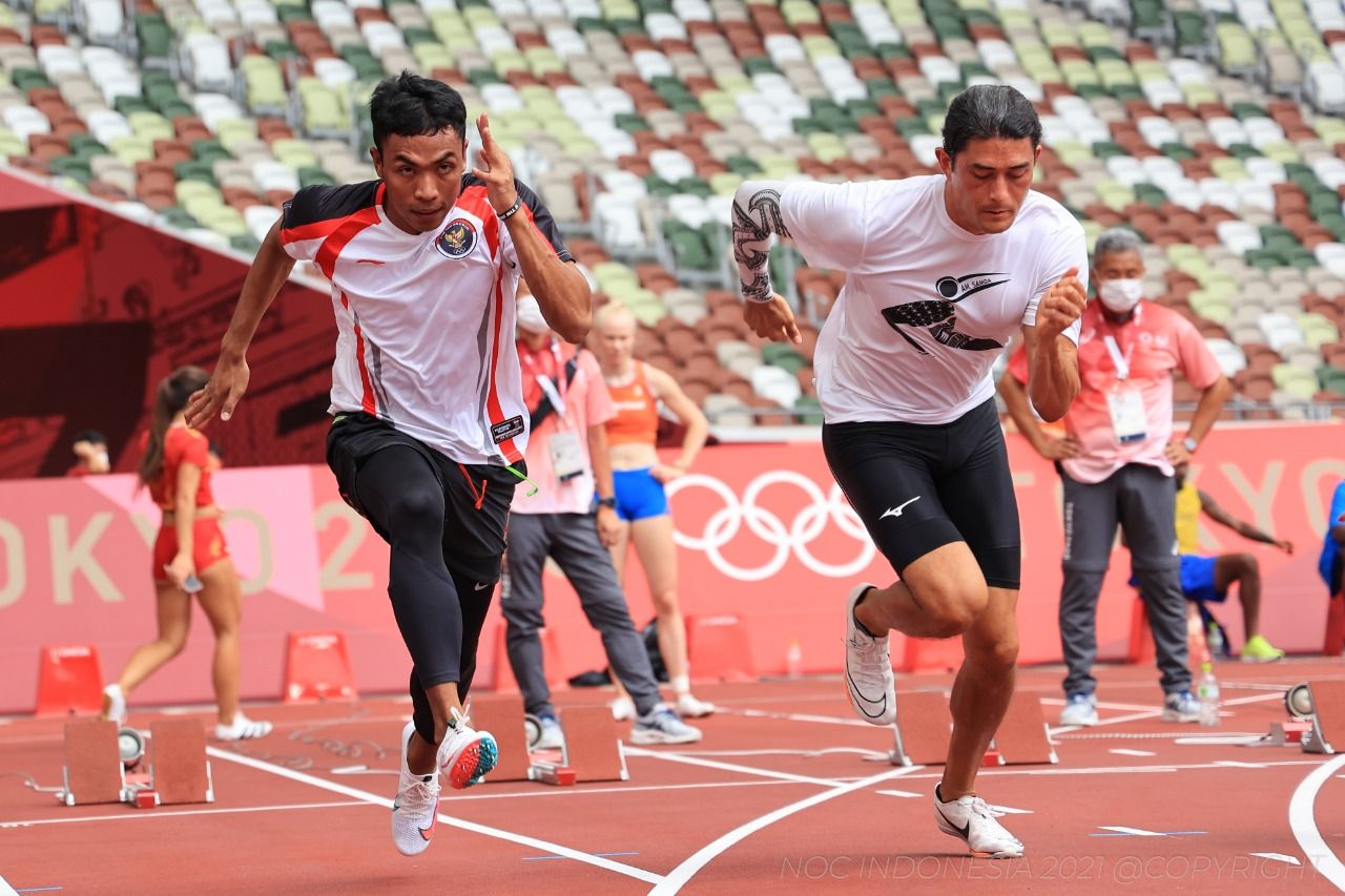 Olimpiade di tokyo atlet indonesia lari Daftar 5
