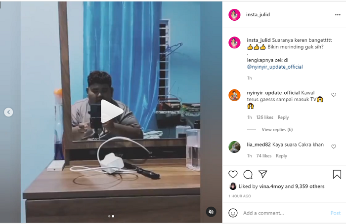 Pria ini Coba Nyanyikan Lagu Cinta Milik Melly Goeslaw, Suaranya Buat Kagum Netizen: Mirip Cakra Khan