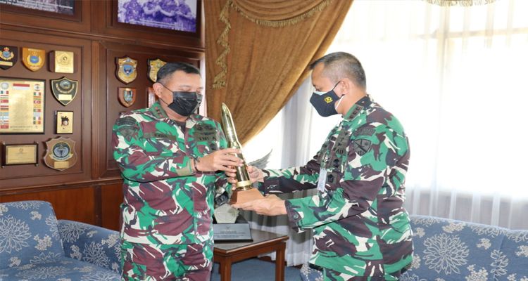 Penyerahan jabatan Komandan Lanud (Danlanud) Sulaiman, Jumat 30 Juli 2021
