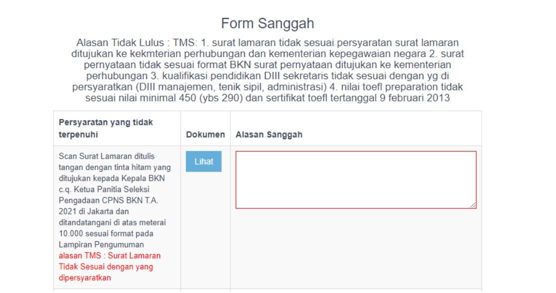 Contoh Kalimat Sanggah Cpns 2021 Kata Kata Sanggahan Cpns Dengan Alasan Sanggah Yang Baik Dan Benar Portal Kudus