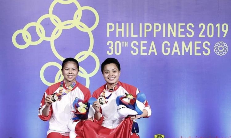 Merain emas ganda putri SEA Games 2019