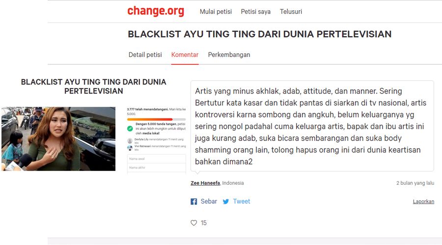 Ribuan Orang Indonesia Merasa Muak dan Ingin 'Usir' Ayu Ting Ting dari Dunia TV: Artis Kontroversi Sombong