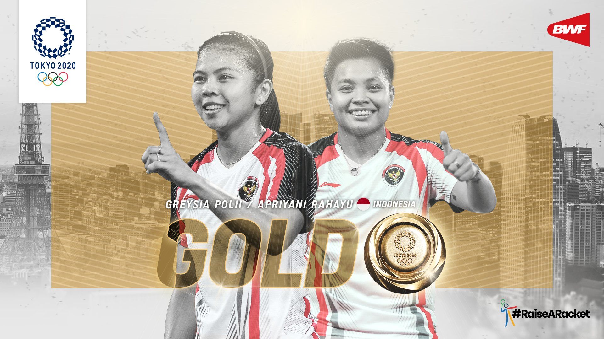 Alhamdulillah, Indonesia Raih Medali Emas Olimpiade Tokyo 2020 Badminton Ganda Putri