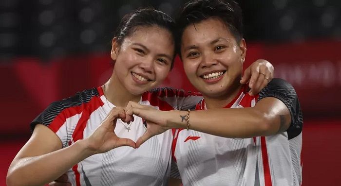 Greysia Polii dan Apriyani Rahayu sukses meraih medali emas di Olimpiade Tokyo 2020