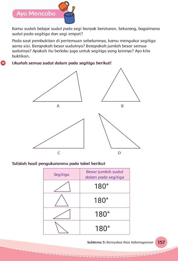 Kunci Jawaban Kelas 4 SD Tema 1 Halaman 157, 158, 159 Subtema 3 ...