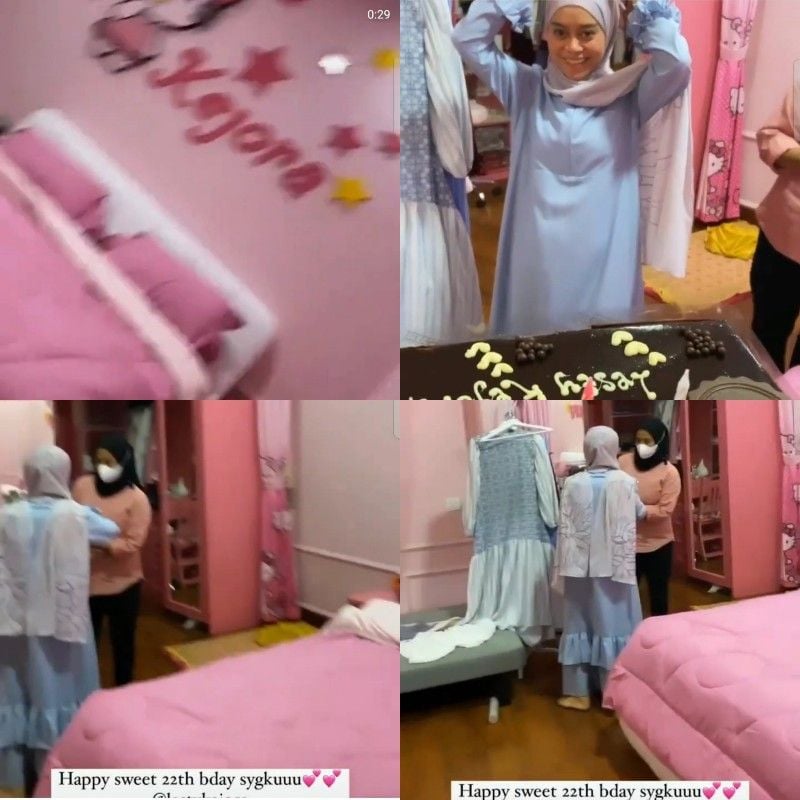 Inilah penampakan kamar Lesti Kejora yang dominan warna Pink dengan nuansa Hello Kitty