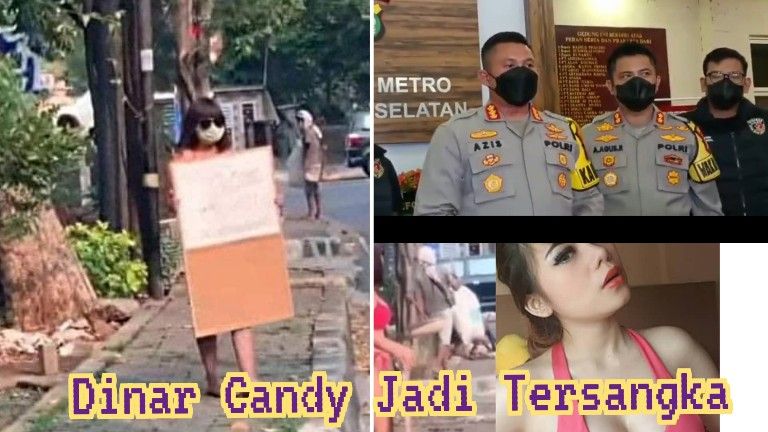 Usai Berbikini Di Pinggir Jalan Dinar Candy Jadi Tersangka Polisi