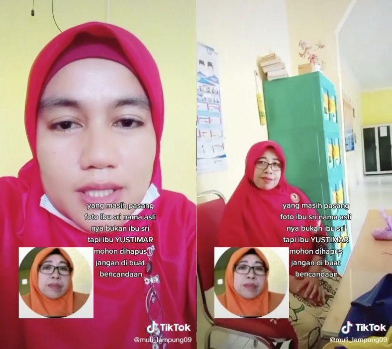 Video viral ibu biru