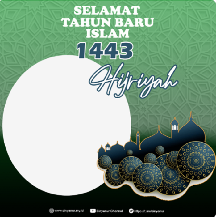 Twibbon Tahun Baru Islam 2021 Kemenag Bagus untuk Bingkai Foto Frame