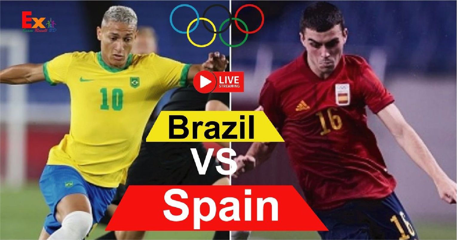 Saksikan Brasil Vs Spanyol final sepak bola Olimpiade Tokyo 2020 Sabtu 7 Agustus 2021 jam 18 WIb. Pantau perkembangan skor Brasil Vs Spanyol di link live score 