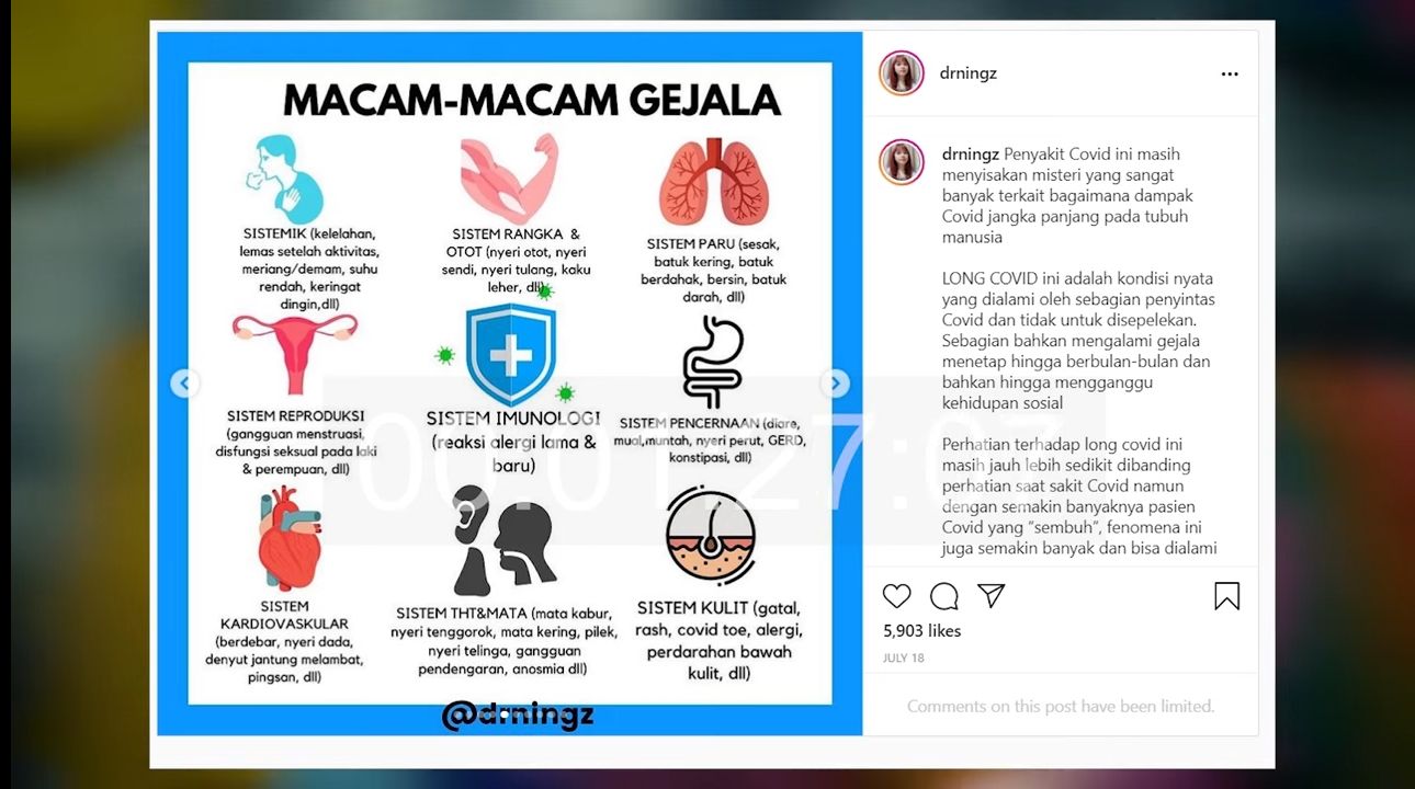 Sembuh dari covid masih batuk