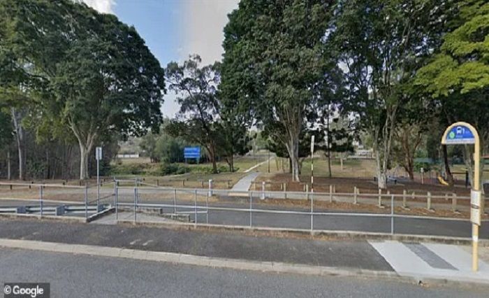 Insiden aneh seorang ibu terjatuh setelah menghindari burung murai di Taman Glindemann, Brisbane Australia.*  