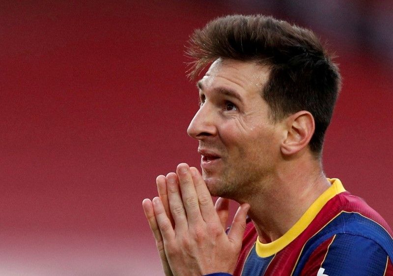Mantan pemain Barcelona, Lionel Messi. Kini bintang baru di PSG