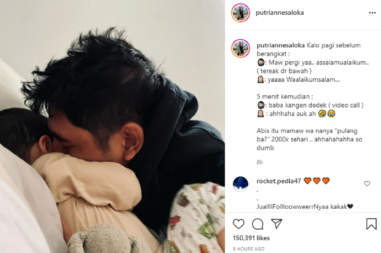 Putri Anne Ungkap Kebiasaan Arya Saloka Sebelum Syuting, Netizen : Sweet Banget/Instagram @putriannesaloka