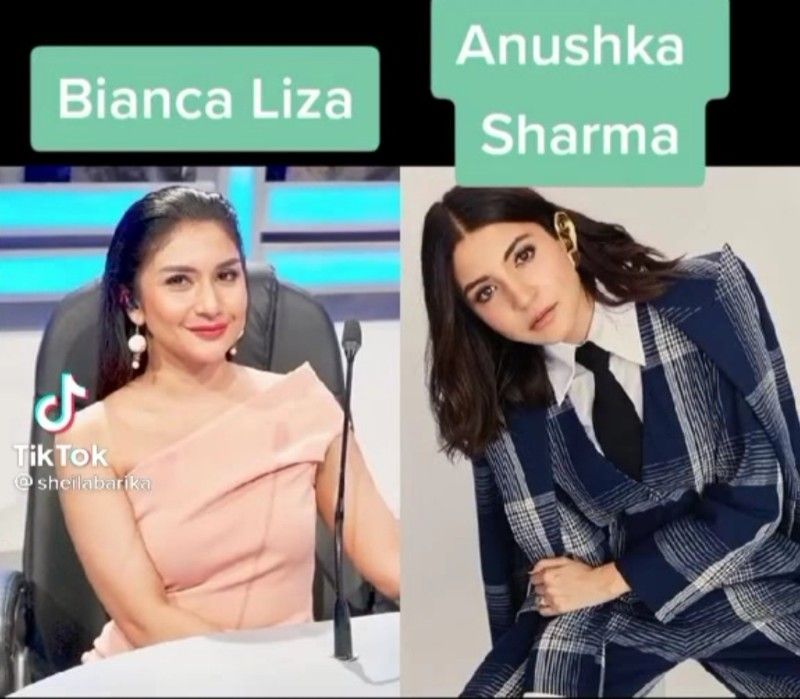Bianca Liza disebut mirip dengan Anusha Sharma