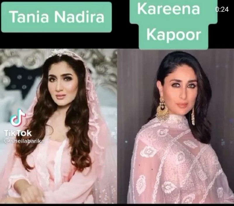 Tania Nadira dan Karena Kapoor. 