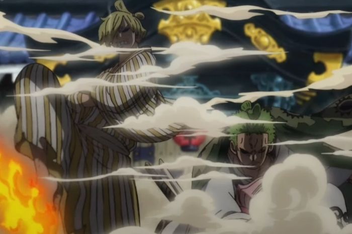 Spoiler Manga One Piece Chapter 1022 Rilis Sanji Zoro Vs King Queen Killer Vs Hawkins Raizo Vs Fukurokuju Kabar Lumajang