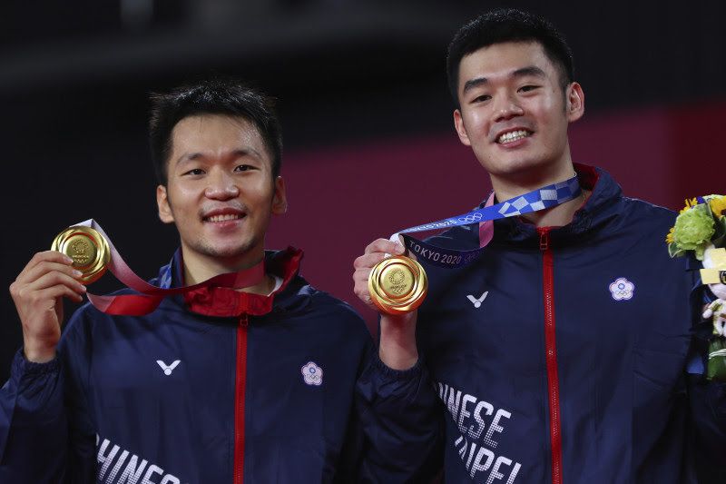 Ganda putra Taiwan Lee-Wang peraih medali emas Olimpiade Tokyo 2020