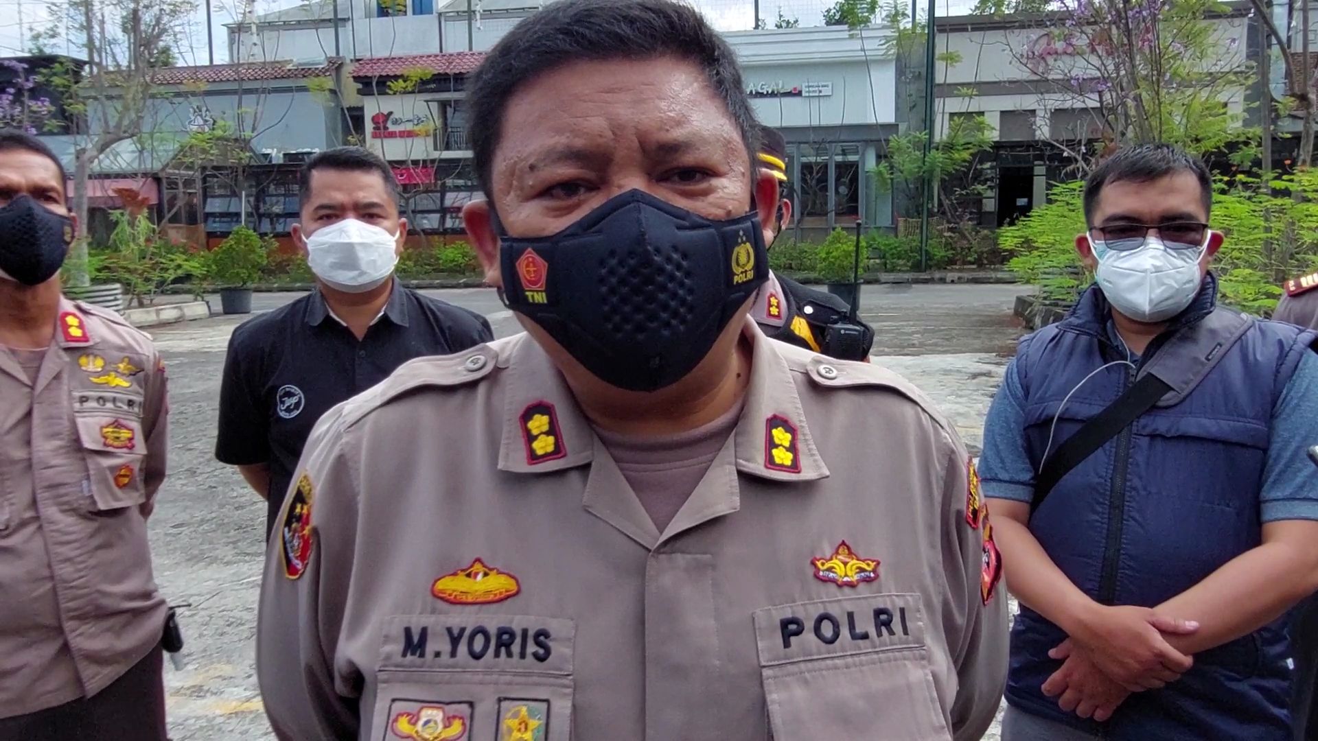 Wakapolrestabes Bandung AKBP Yoris M Maulana./Remy Suryadie/Galamedia