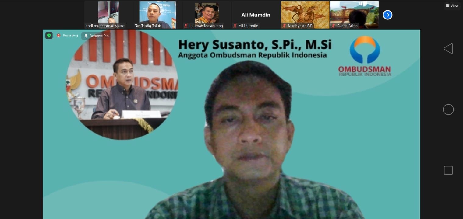 Anggota Ombudsman RI Hery Susanto
