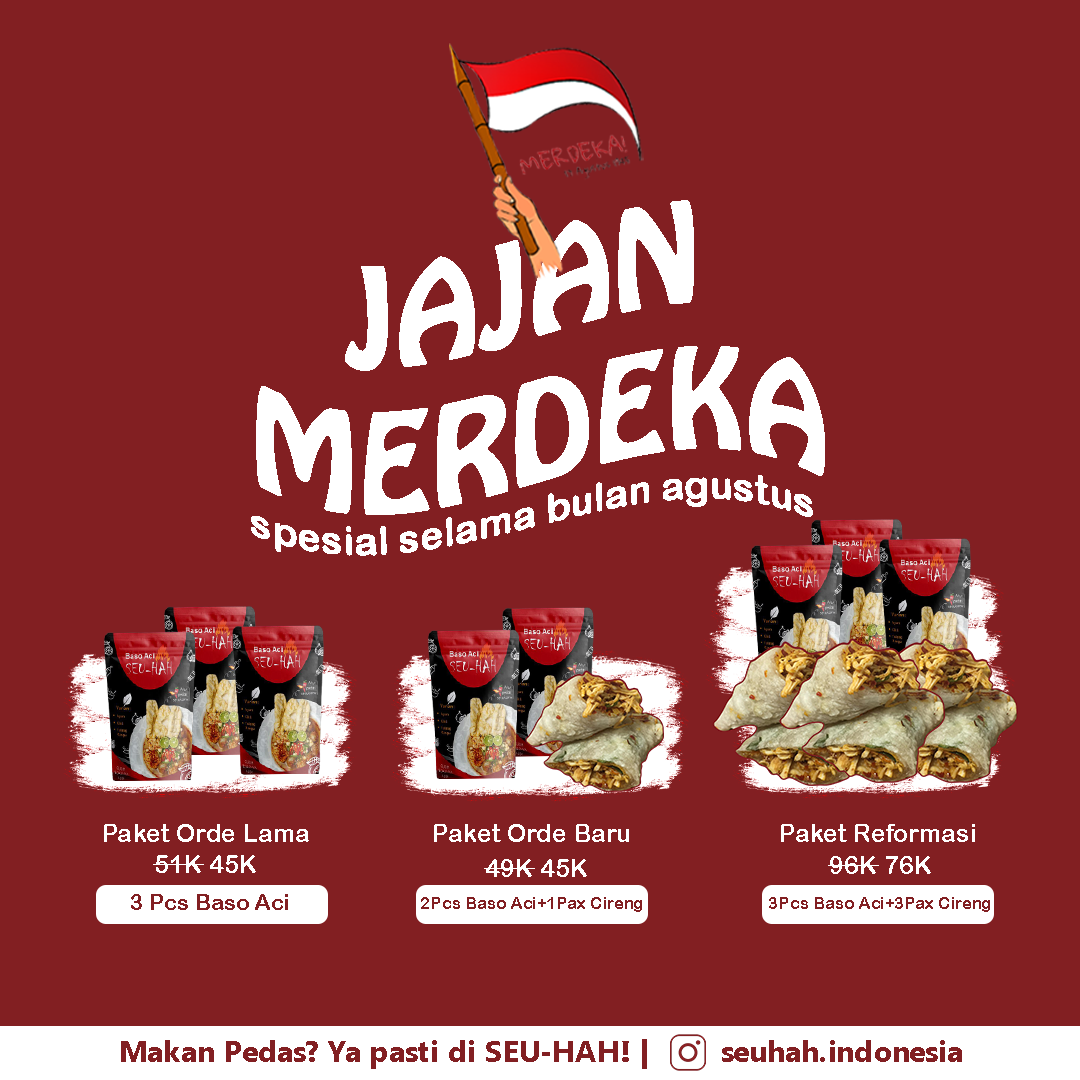 Memperingati HUT RI ke-76, Seuhah Indonesia Berikan Promo  Paket Hemat Jajan Merdeka, Ini Promonya!