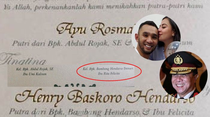 Benarkah Enji Baskoro mantan suami Ayu Ting Ting anak dari mantan Kapolri di era 2008 hingga 2021?