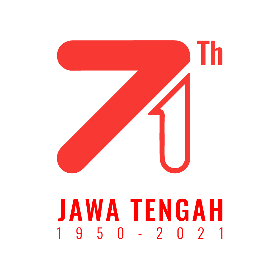 Logo Hari Jadi Provinsi Jawa Tengah 2021, Meriahkan Dirgahayu HUT Jateng ke-71
