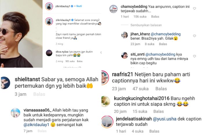 Usai pernikahan sang mantan istri dengan sahabat terungkap, unggahan Zikri Daulay terkait close friend kembali disorot netizen.