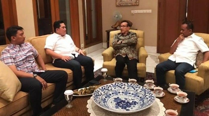 Arief Royid bersama Menteri BUMN Erick Tohir dan Menteri Investasi Indonesia Bahlil Lahadalia serta Akbar Tanjung.