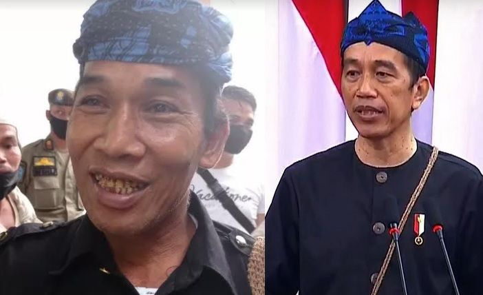 Jokowi Kenakan Pakaian Adat Baduy Di Sidang Tahunan Mpr 2021 Tetua