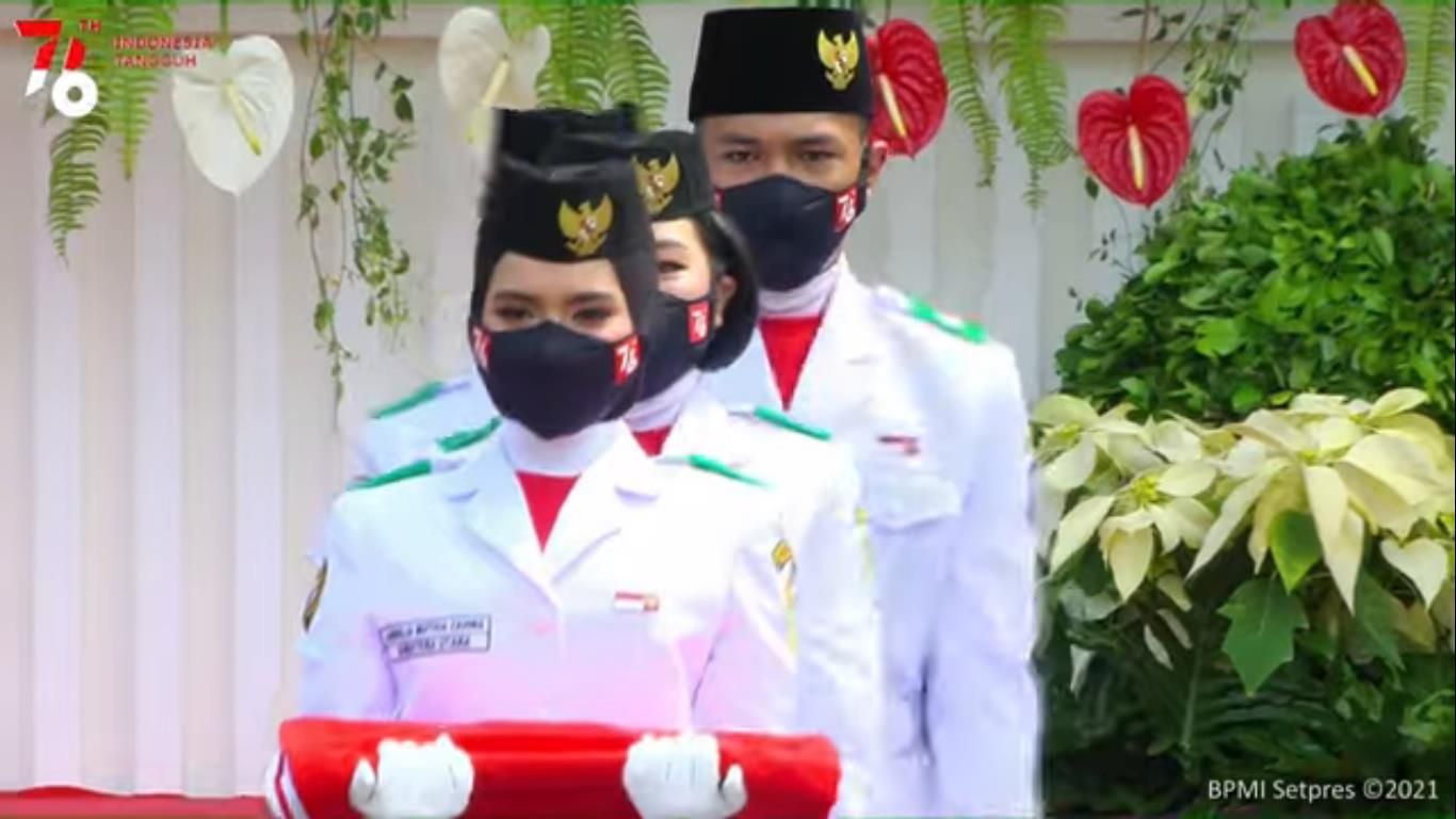 Profil Ardelia Muthia Zahwa Pembawa Baki Bendera Merah Putih Pada Upacara Kemerdekaan Ri Ke 76 7415