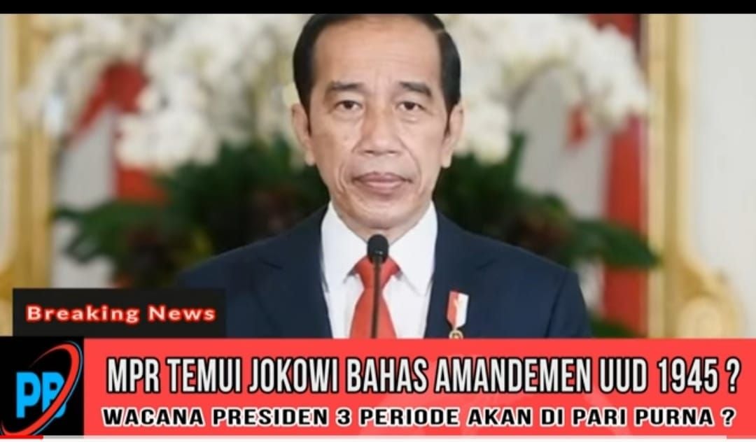 Pertemuan MPR RI dengan Jokowi Bahas Presiden 3 Periode