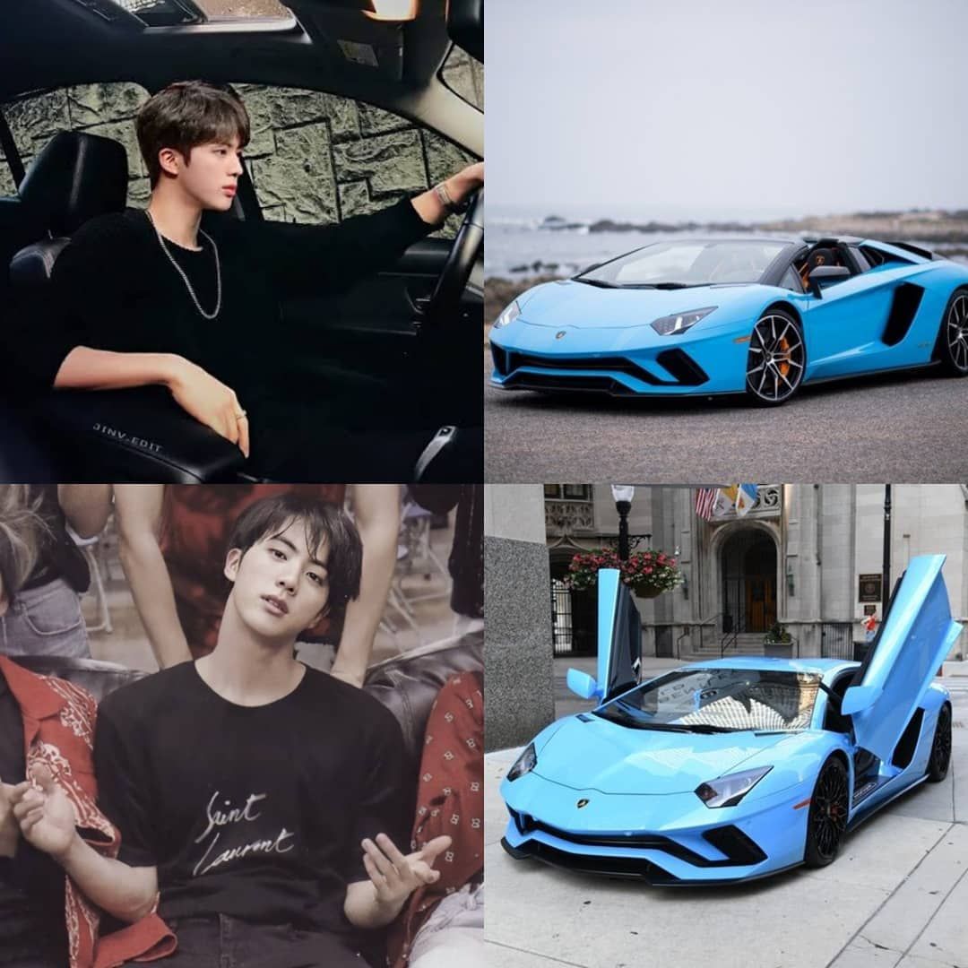 Ramai Diperbincangkan! Lihatlah Kegagahan Kim Seok Jin dengan Lamborghini  Aventador dengan Harga Segila Ini
