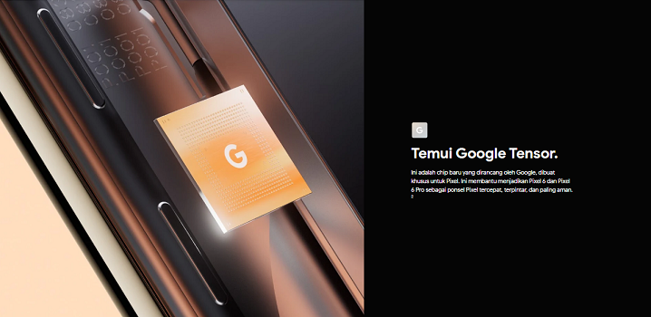 Google Pixel 6 dan Google Pixel 6 Pro akan ditenagai chipset Google Tensor.