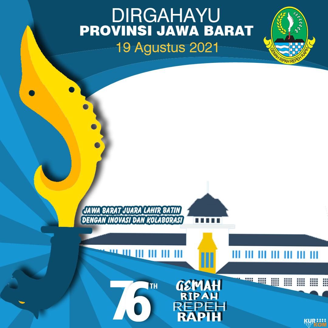 5 Link Twibbon Hari Jadi Provinsi Jawa Barat Ke-76, Berikut Cara ...