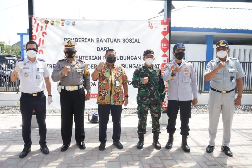  BPTD Wilayah IX Provinsi Jawa Barat menggelar bakti sosial di Garut, Jumat, 20 Agustus 2021/dok.Humas BPTD Wilayah IX Jabar