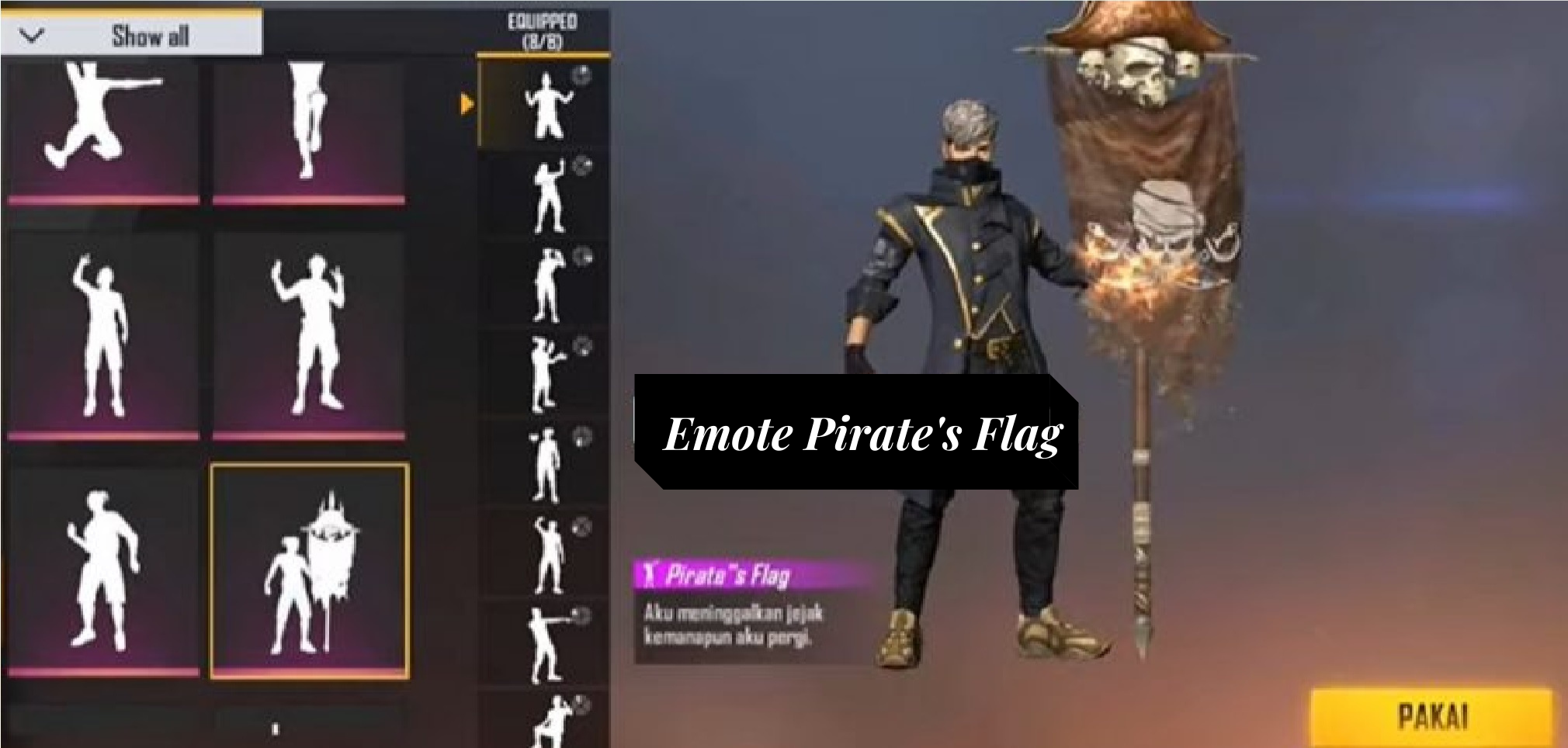 Emote Pirate's Flag
