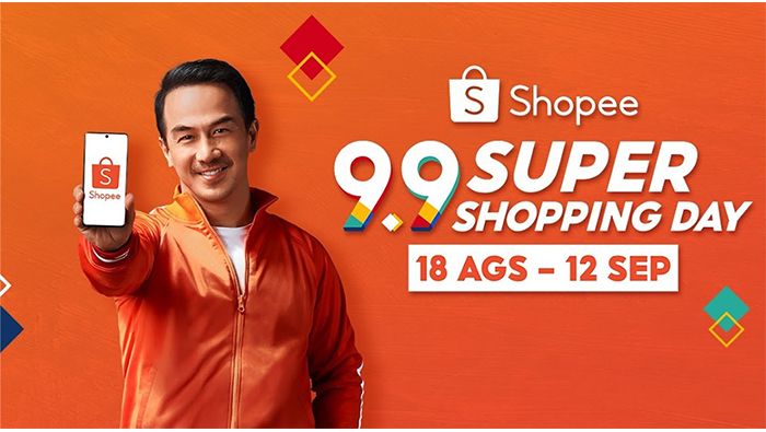Joe Taslim juga menjadi bintang iklan untuk Shopee 9.9 Super Shopping Day.
