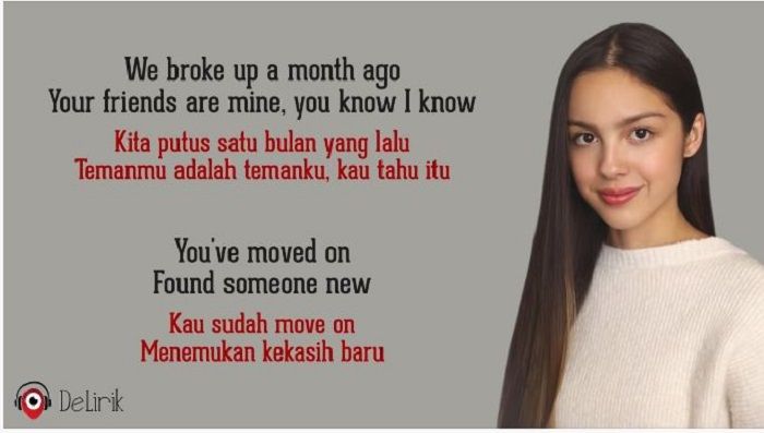 Lirik Lagu dan Terjemahan Happier Milik Olivia Rodrigo, Populer di