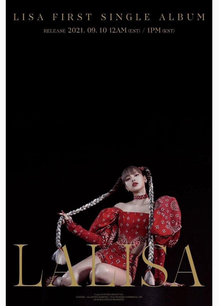 Lisa Blackpink Rilis Poster Teaser Album Lalisa Jadwal Debut Solo Awal