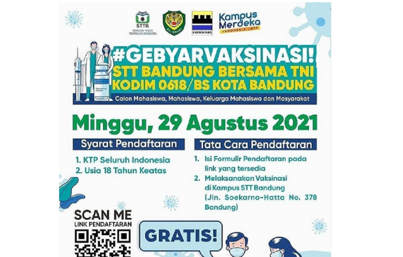 Untuk Umum Info Vaksinasi Covid 19 Di Bandung Pada 29 Agustus 2021 Ktp Dari Seluruh Indonesia Kabar Lumajang