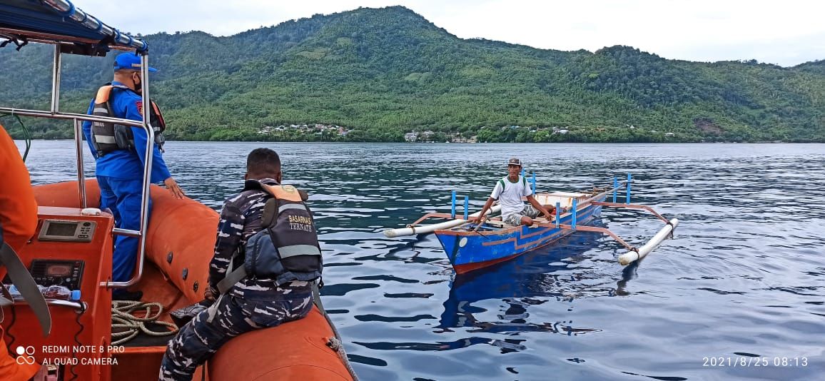 Pencarian korban tenggelam di Ternate dibantu masyarakat.