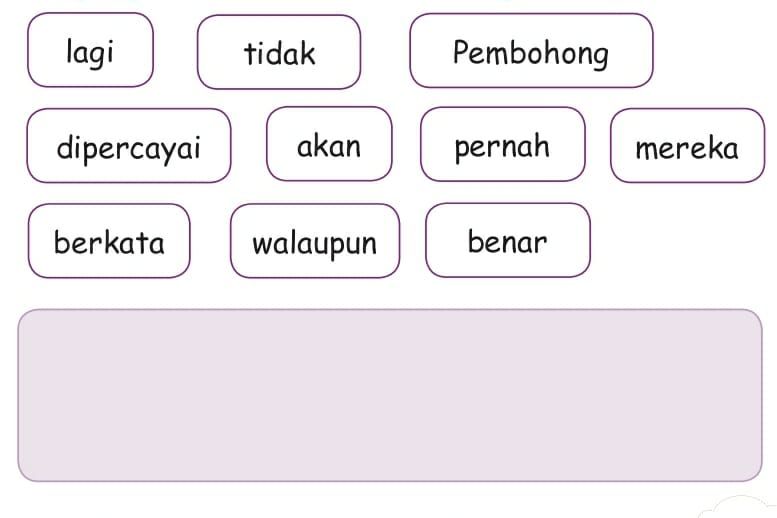 Susunlah Kata-kata di Bawah Ini Sehingga Menjadi Sebuah Pesan 